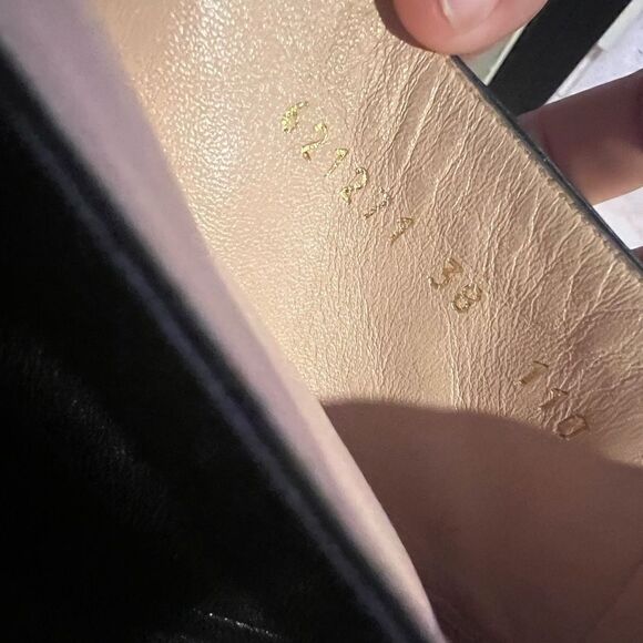 Gucci horsebit heel cutout dress shoes logo Nappa thigh high Over The Knee Boots - Picture 9 of 14